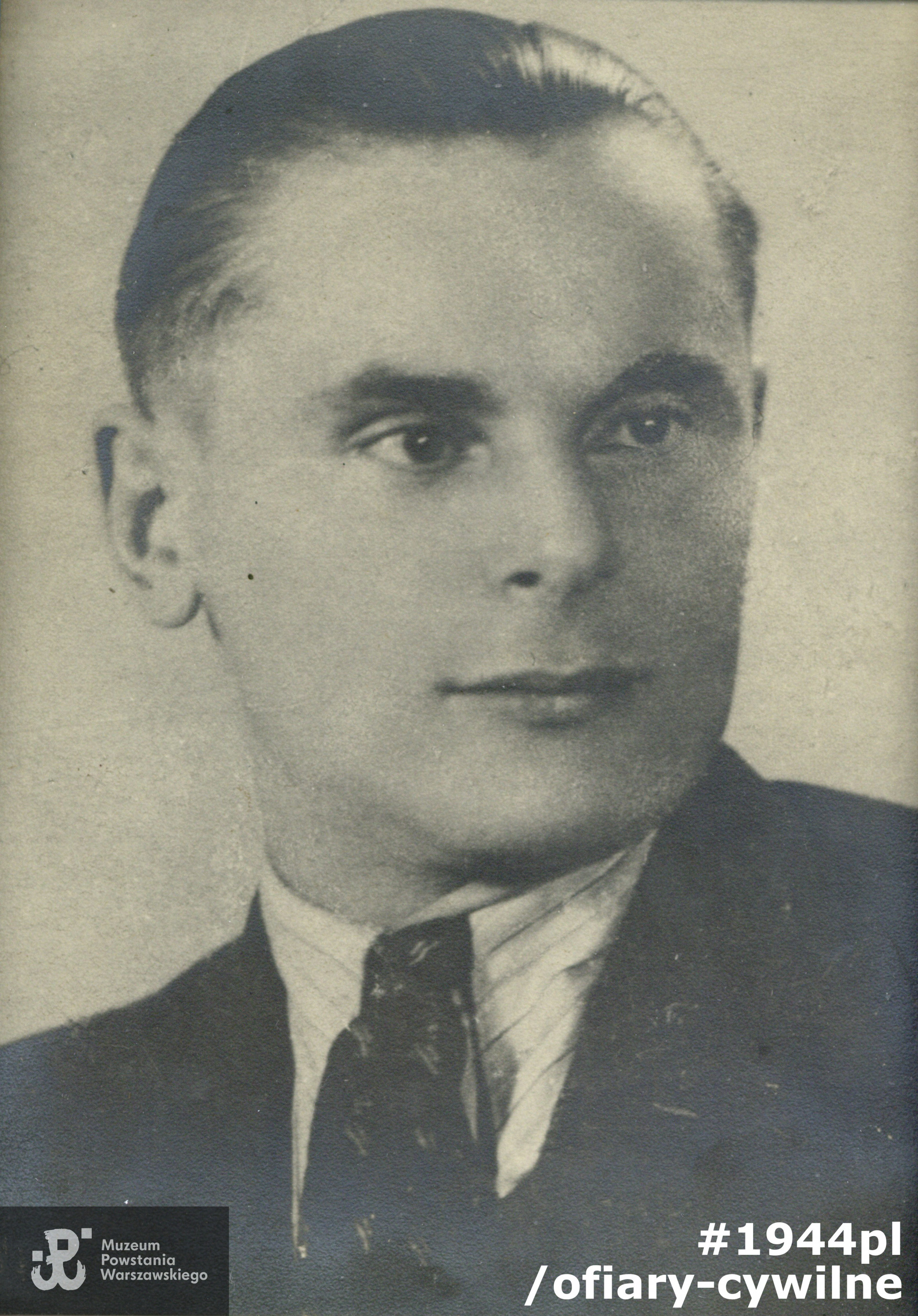 Kazimierz Zieliński (1909-1944), fotografia udostępniona przez córkę Panią Anne Gebler