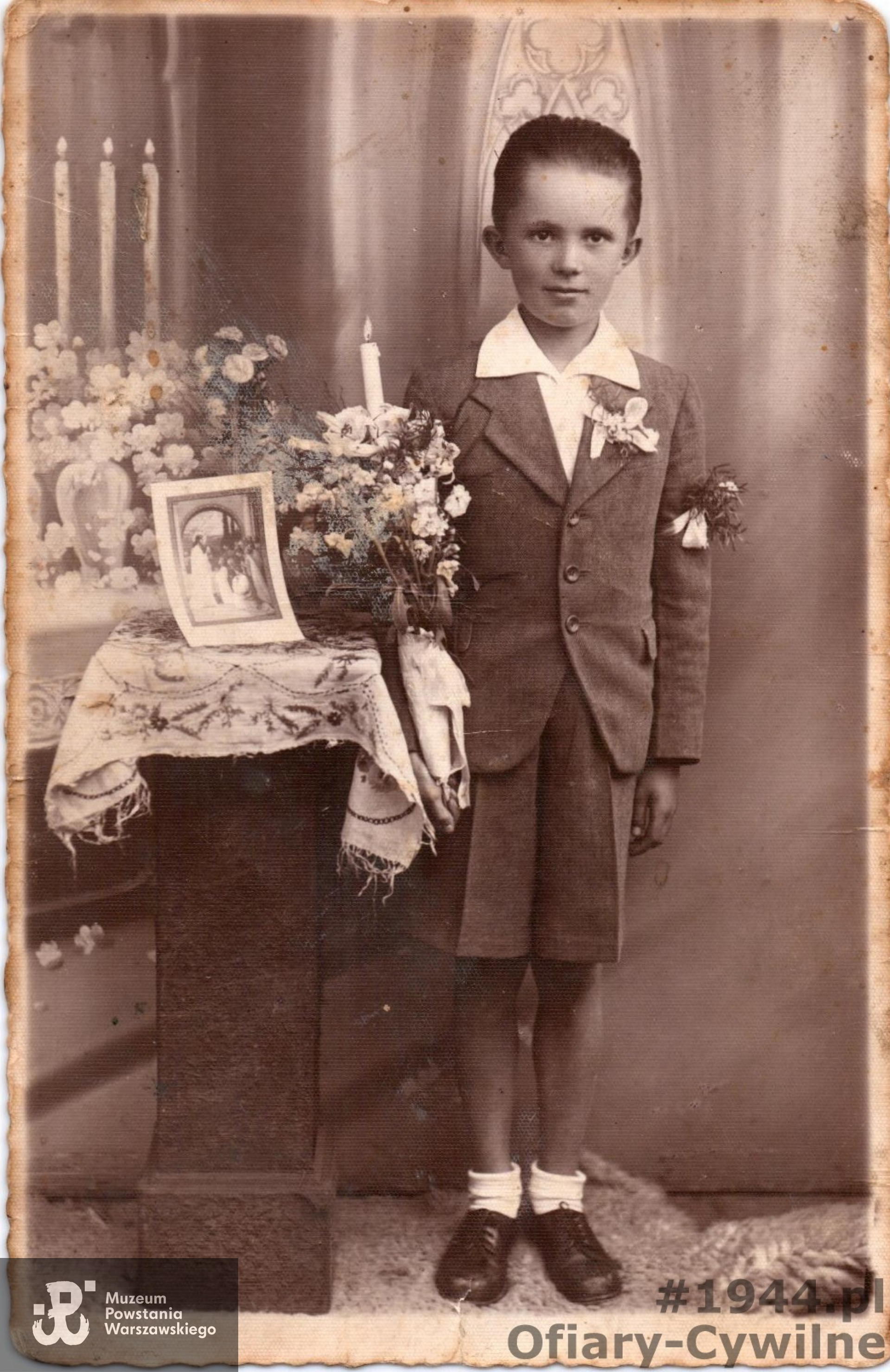 Jan Mróz (1931-1944), zdjęcie udostępnione przez panią Elżbietę Stanczewską-Malutko