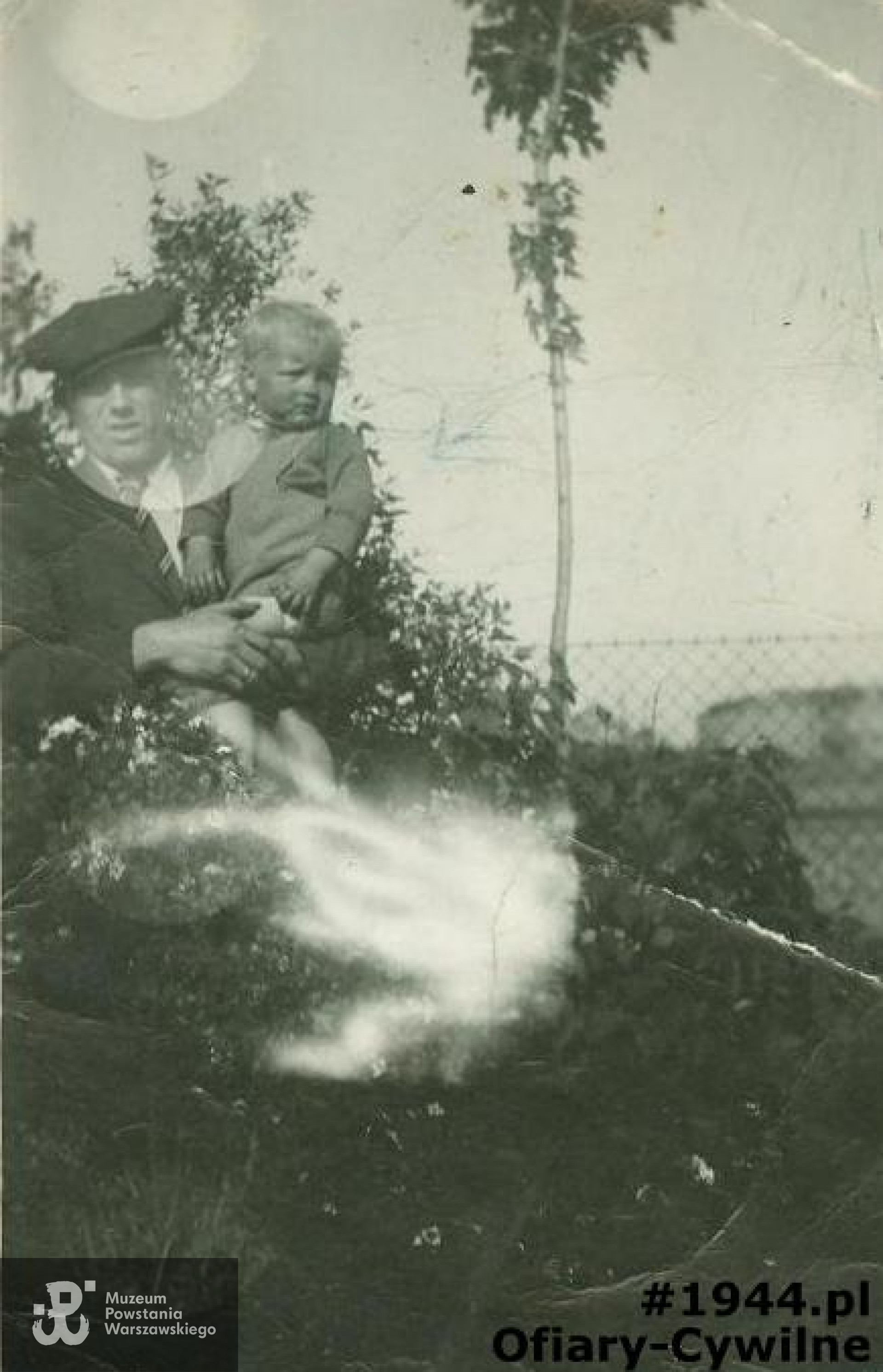 Antoni Gajek z  synem Andrzejem, zdjęcie ze zbiorów rodzinnych