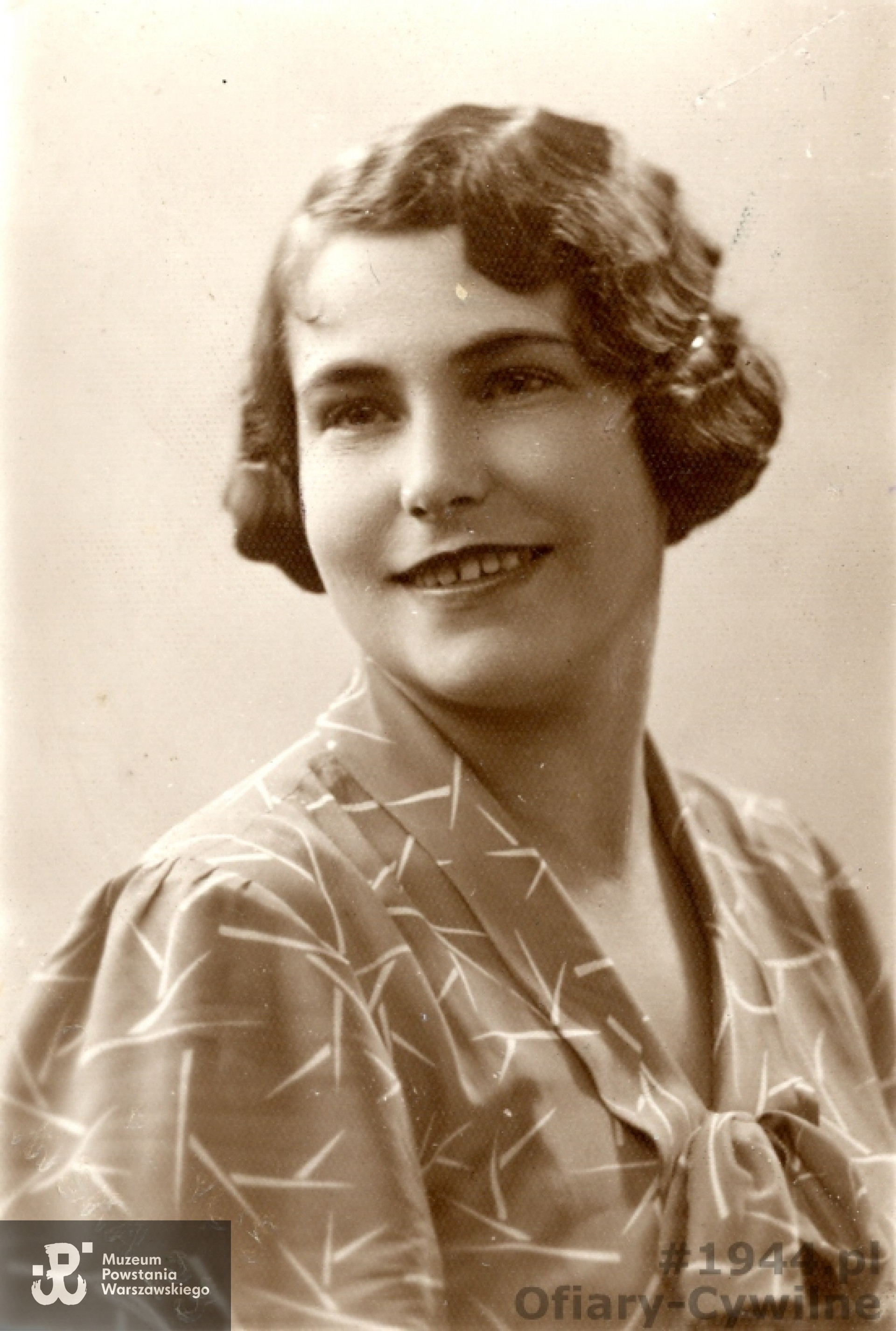 Jadwiga Kanabus z domu Ślebioda (1907-1944), zdjęcie udostępnione przez panią Alicję Wojtkowską