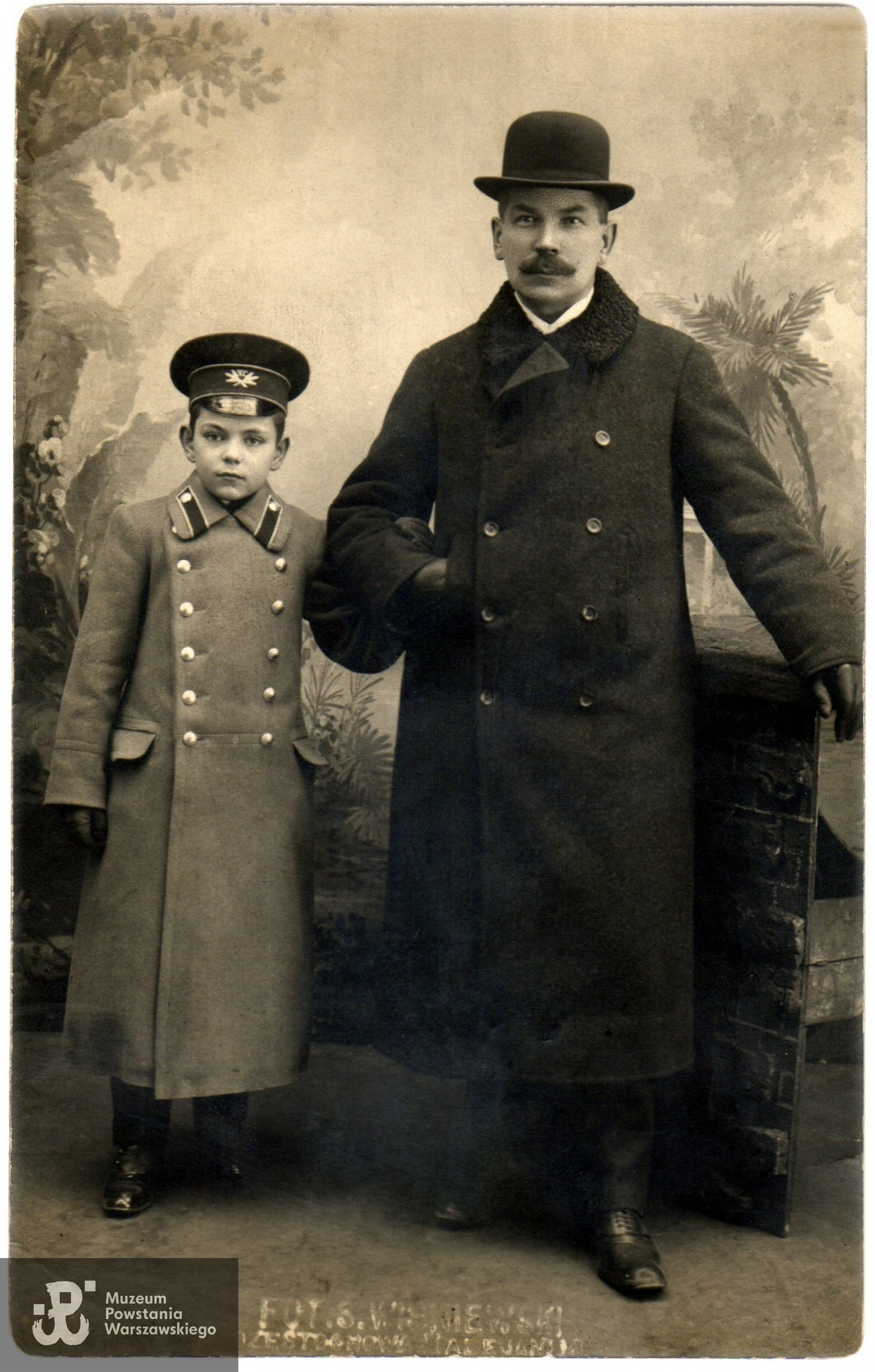 Witold Wize z ojcem Janem, zdjęcie udostępniła Pani Anna Pustoła z domu Wize