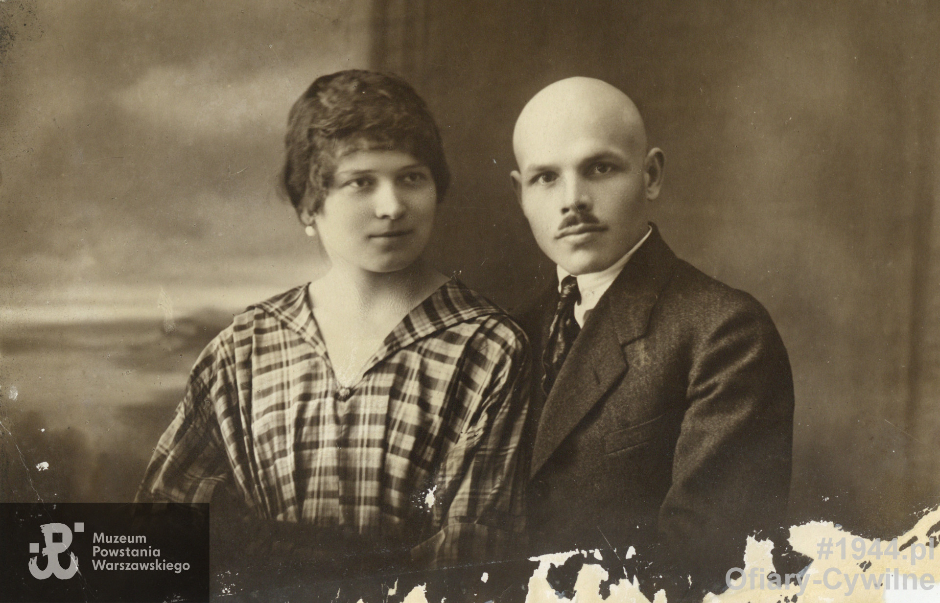 Piotr Buczak wraz z żoną Wacławą z Kamińskich, zdjęcie udostępnił wnuk Pan Ireneusz Czajka