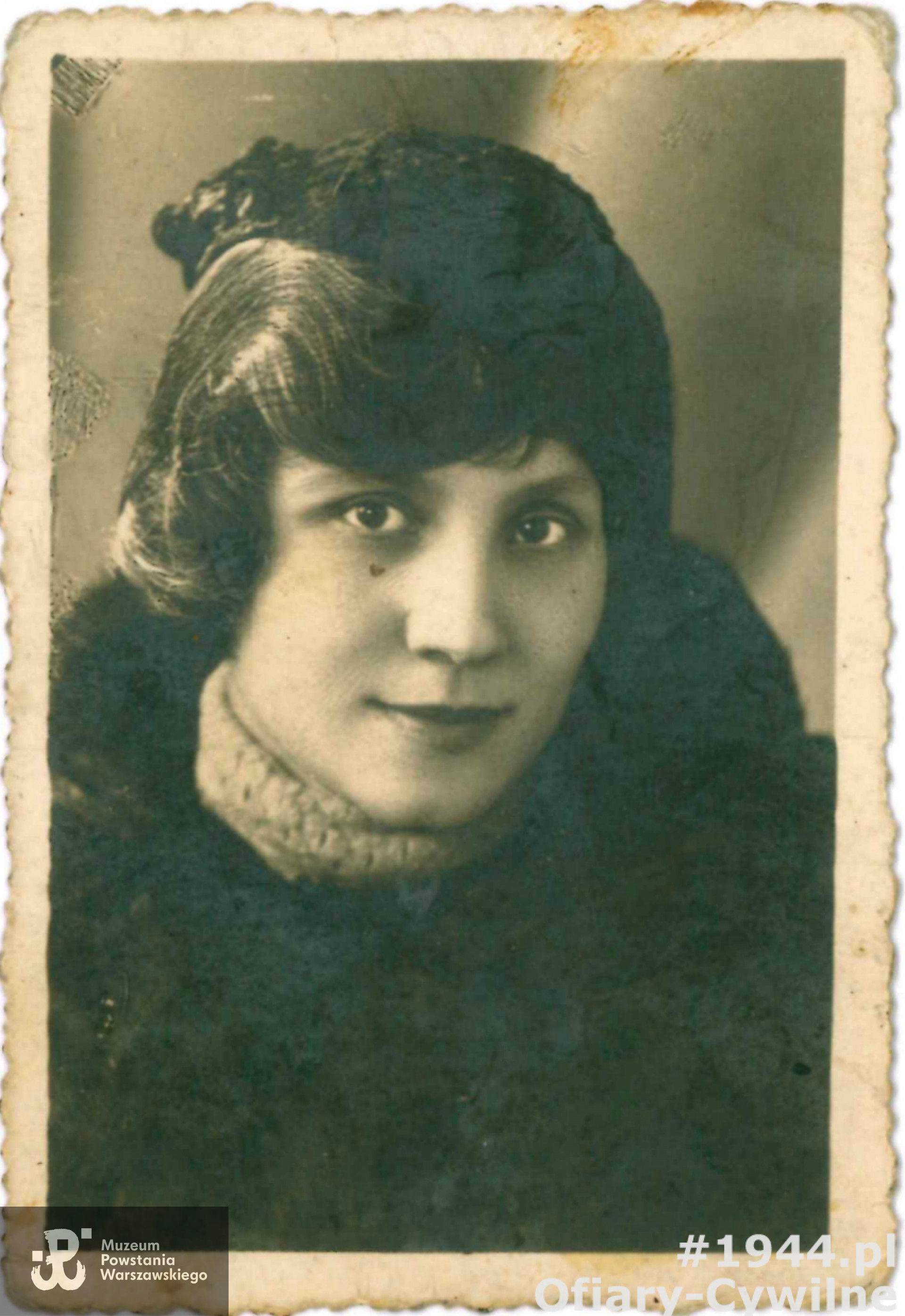 Franciszka Kubiak z domu Wójtowicz (1901-1944), zdjęcie udostępniła p. Alina Bojarska