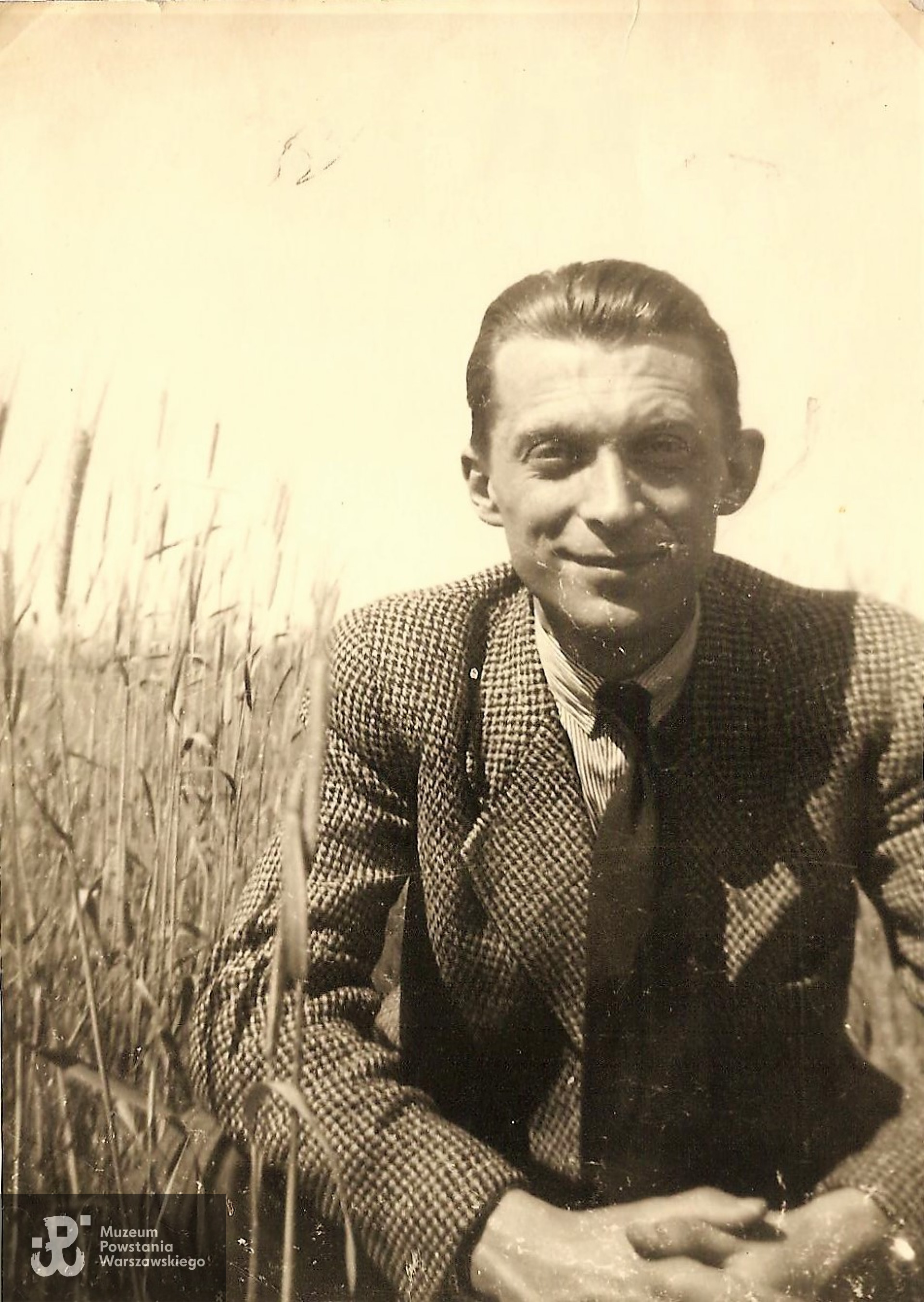 Jerzy Witold Marcinkowski (1912-1944), fotografię udostępniła pani Katarzyna Hutna