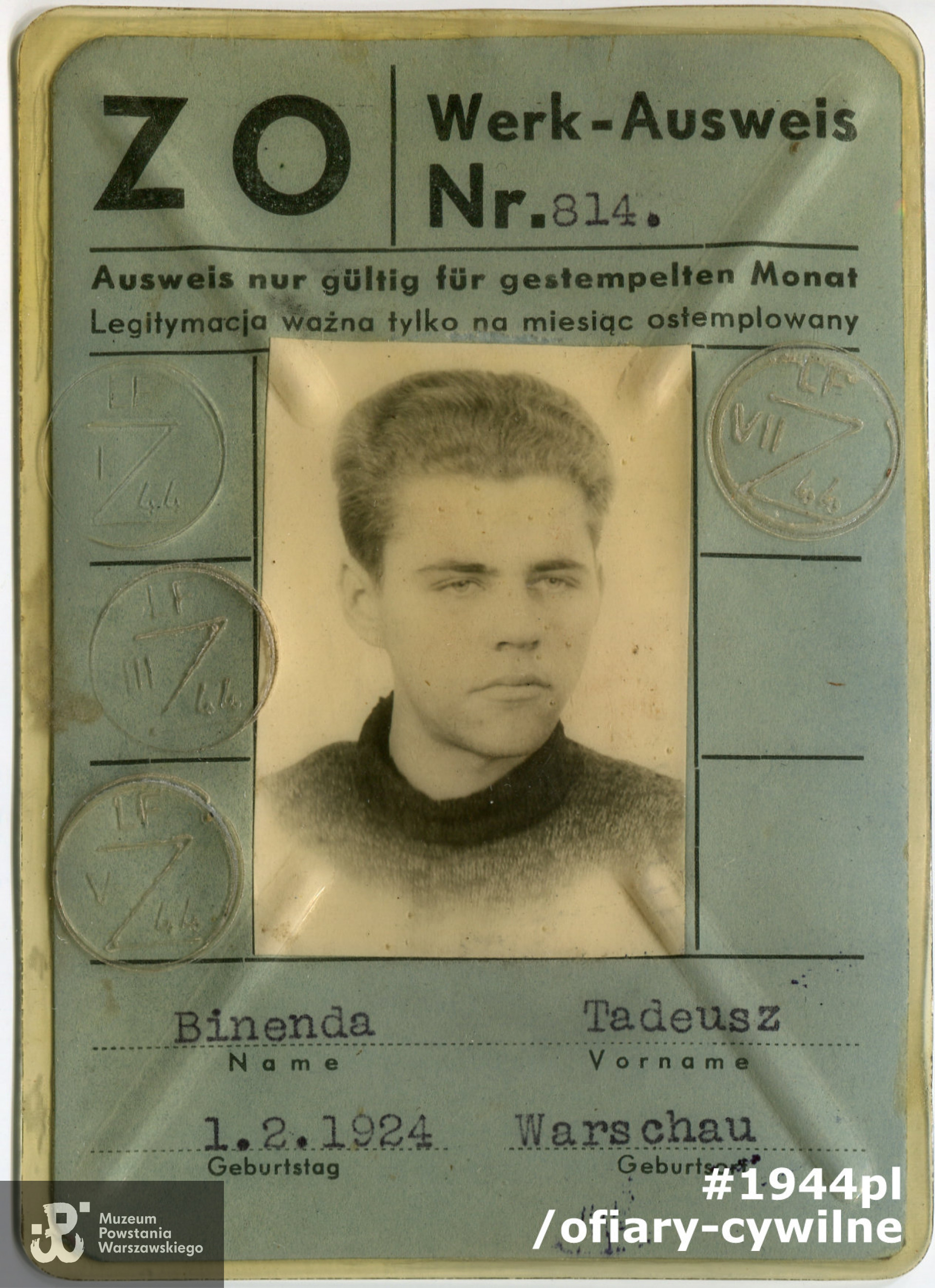 Werk-Auswaiss należący do Tadeusza, ze zbiorów Pani Ewe Baccarelli-Hallala