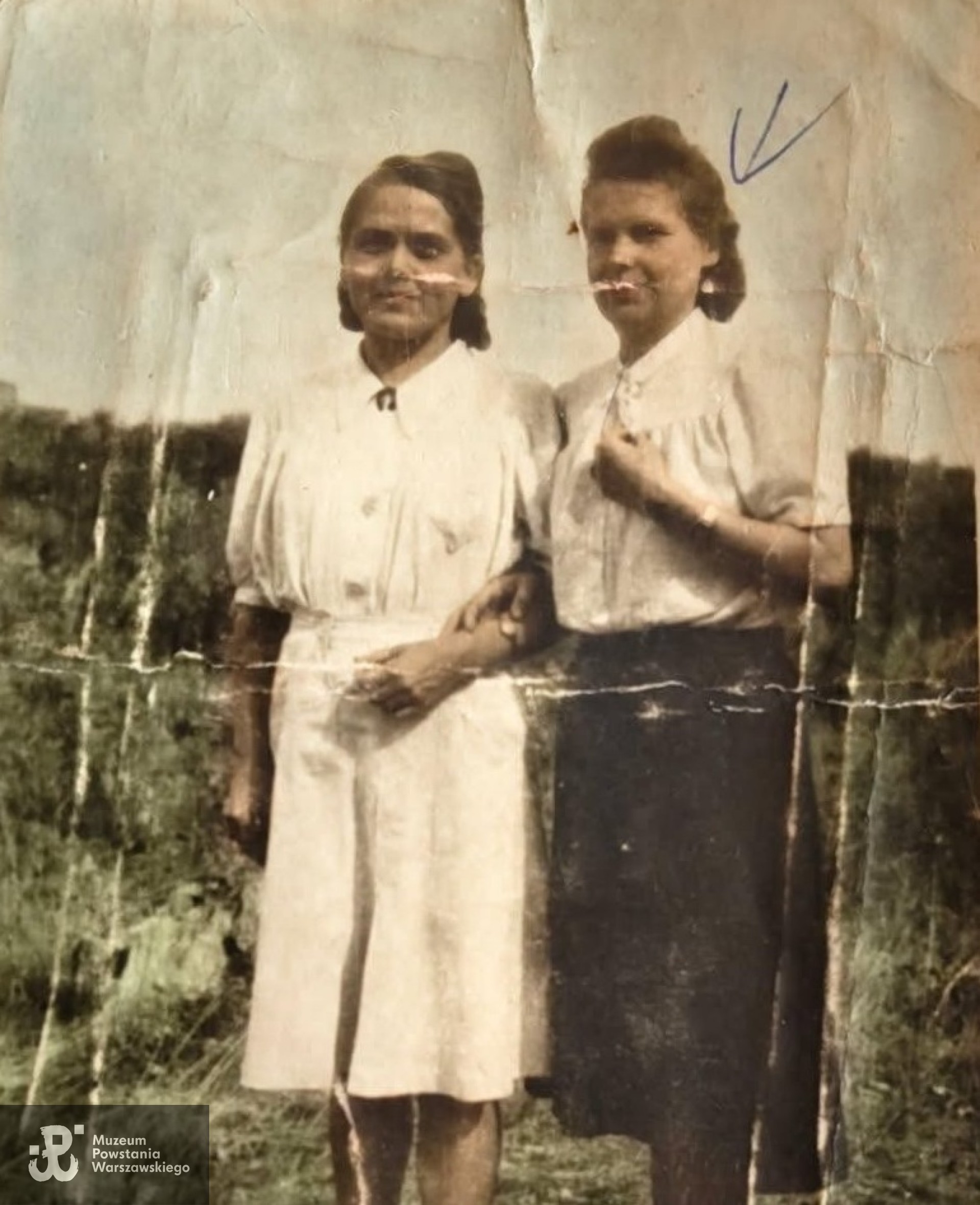 Krystyna Zawierucha (po lewej) z matką Antoniną