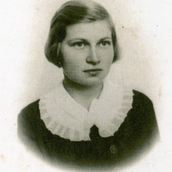 Walentyna Krzemińska (1910-1944), fotografię udostępnił p. Marek Dębski