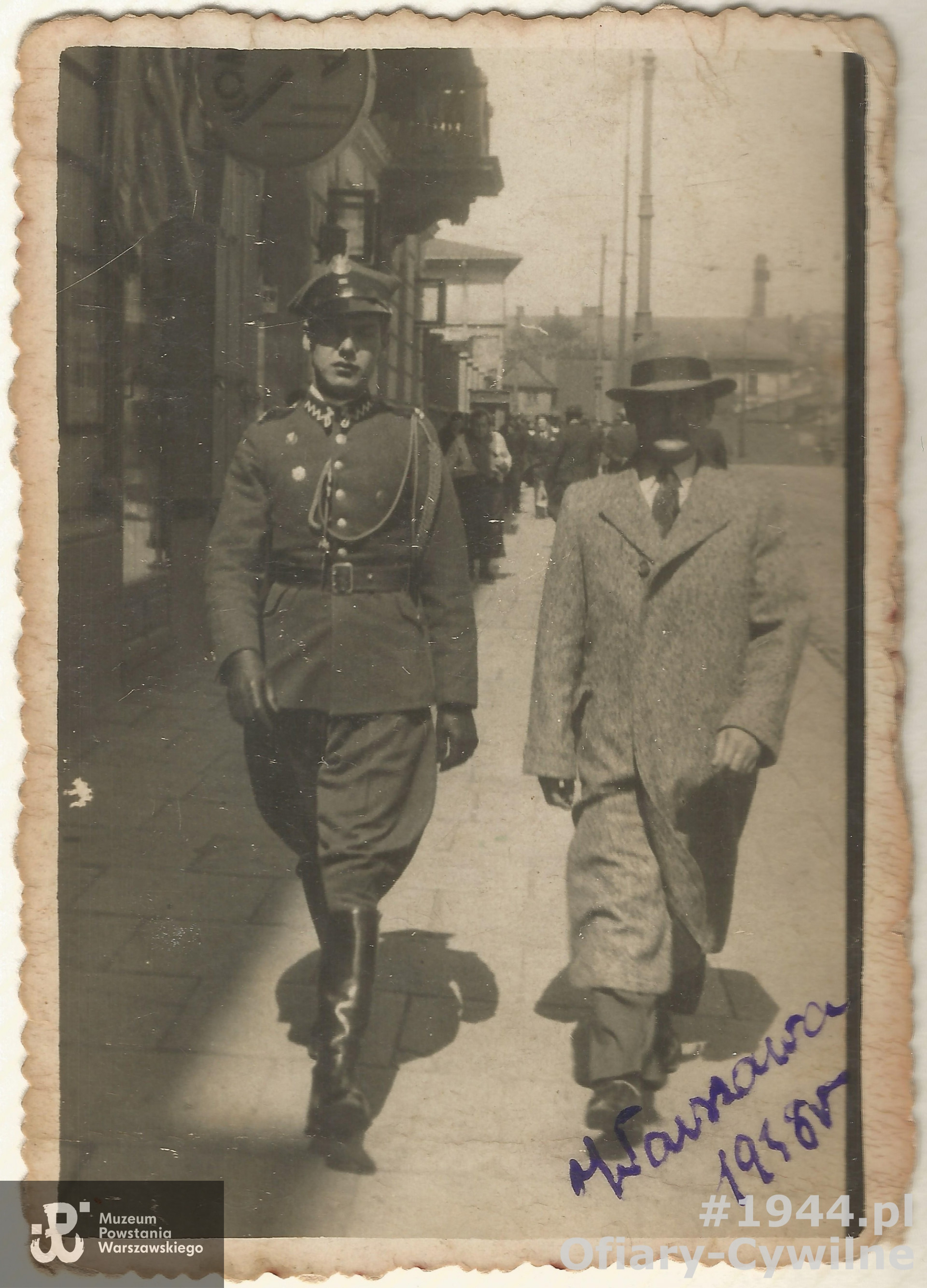 Mieczysław i Aleksander Misiurkiewicz,  zdjęcie udostępnił p. Łukasz Misiurkiewicz