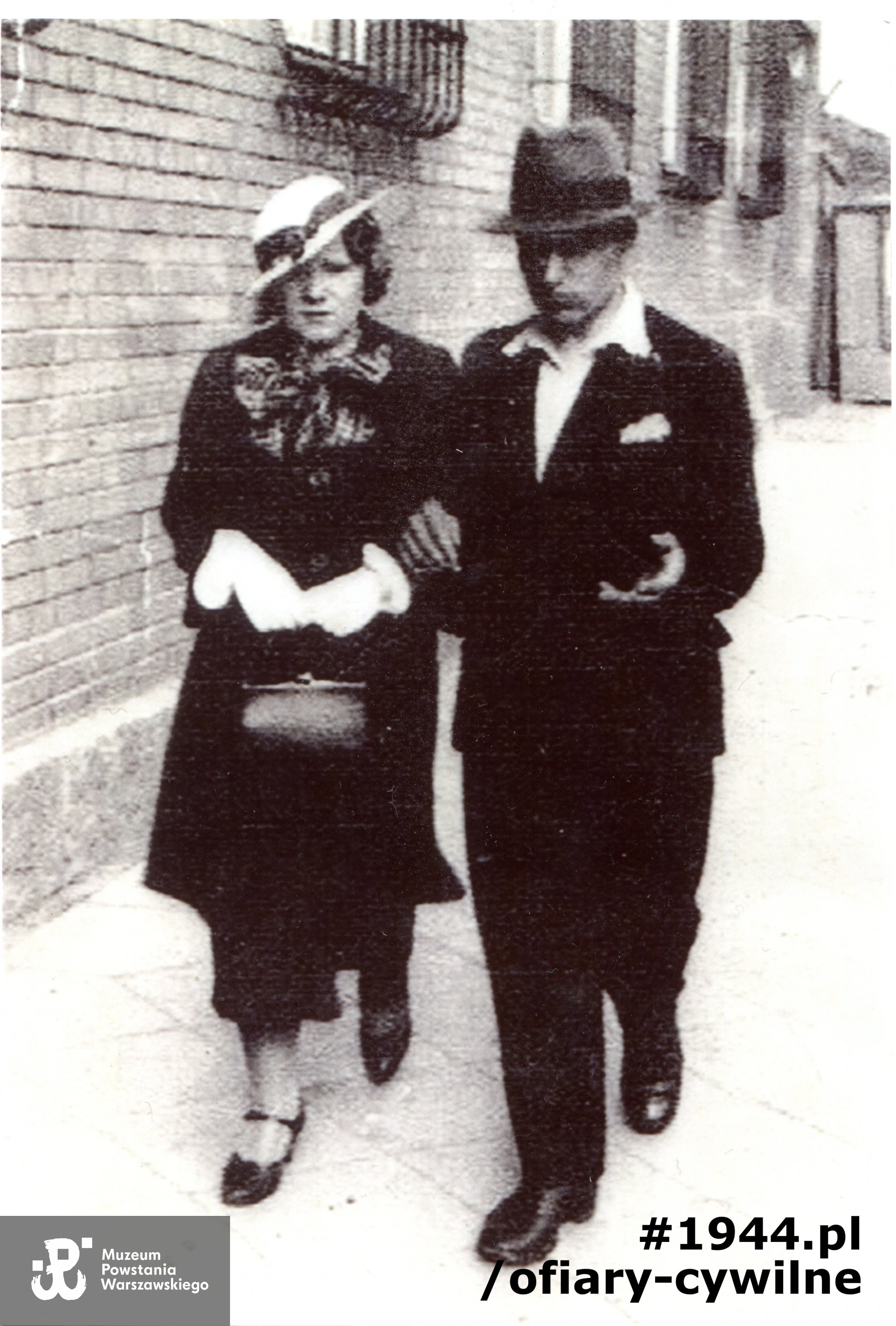 Kazimiera i Franciszek Pożega, fotografię udostępniła Pani Marianna Szostak-Ślepowrońska