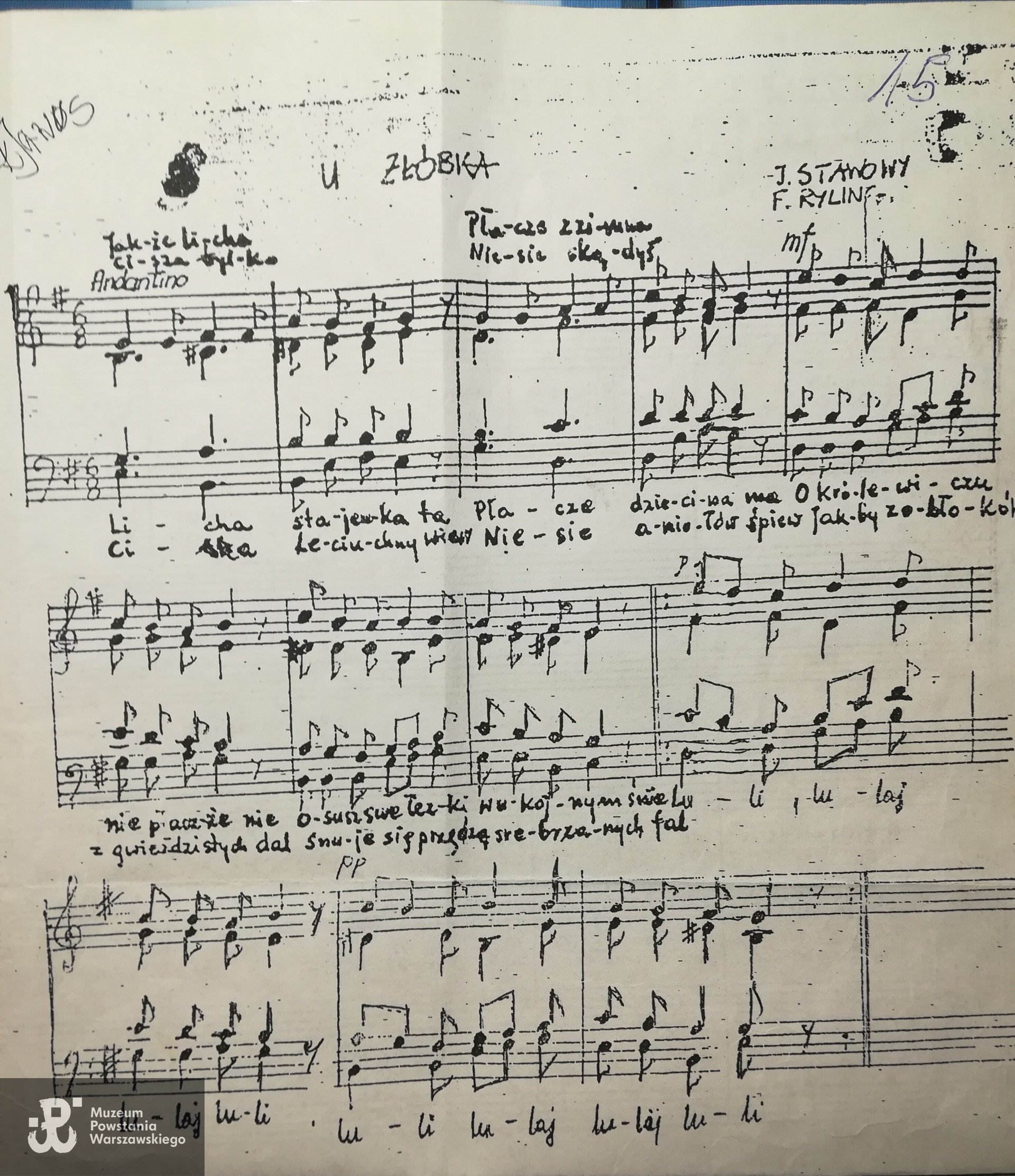 Materiał udostępniła pani Halina Stawowy-Dombrowska