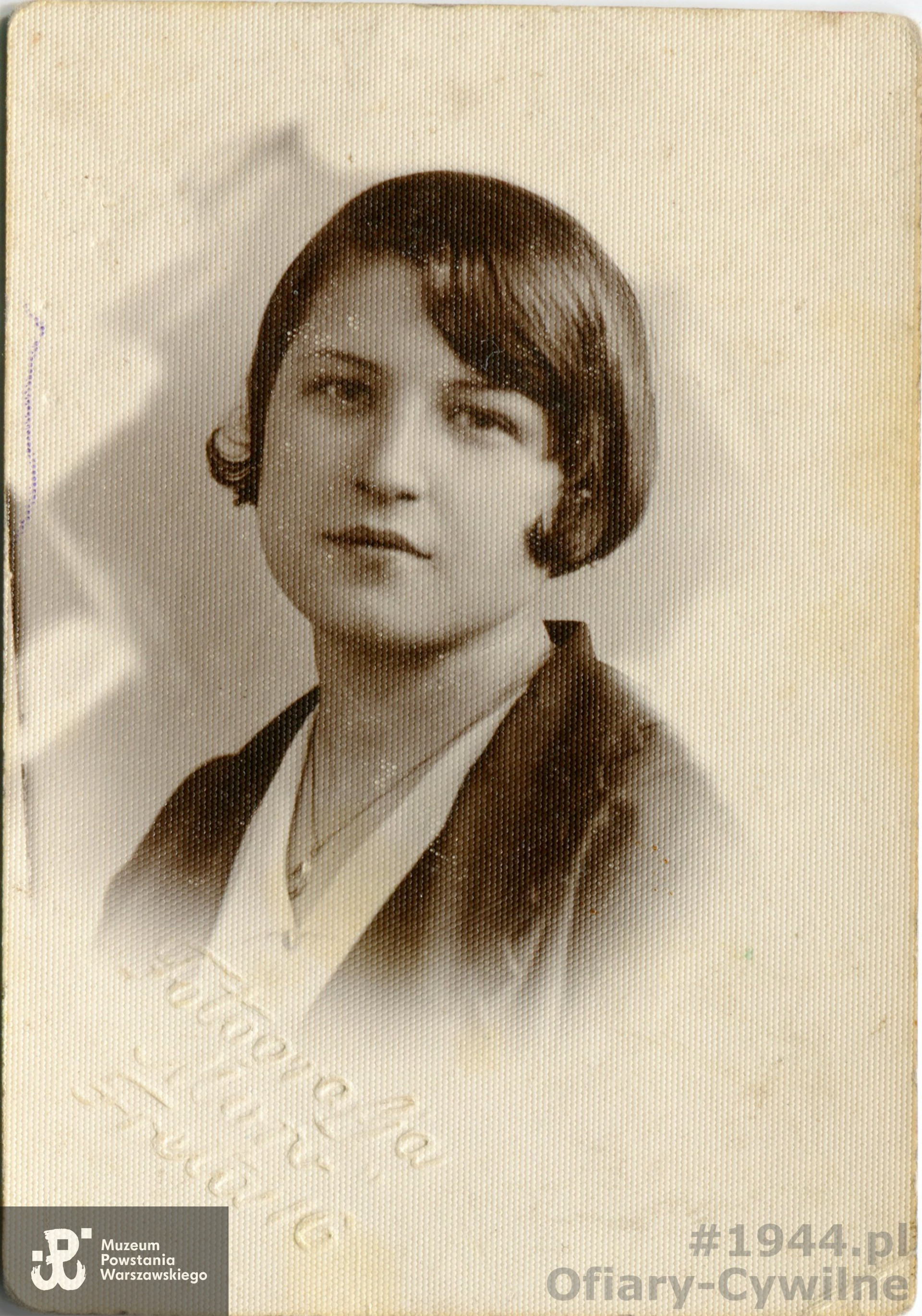 Stanisława Łopatowska z domu Pest (1916-1944, zdjęcie udostępniła siostra pani Jadwiga Ścisłowska