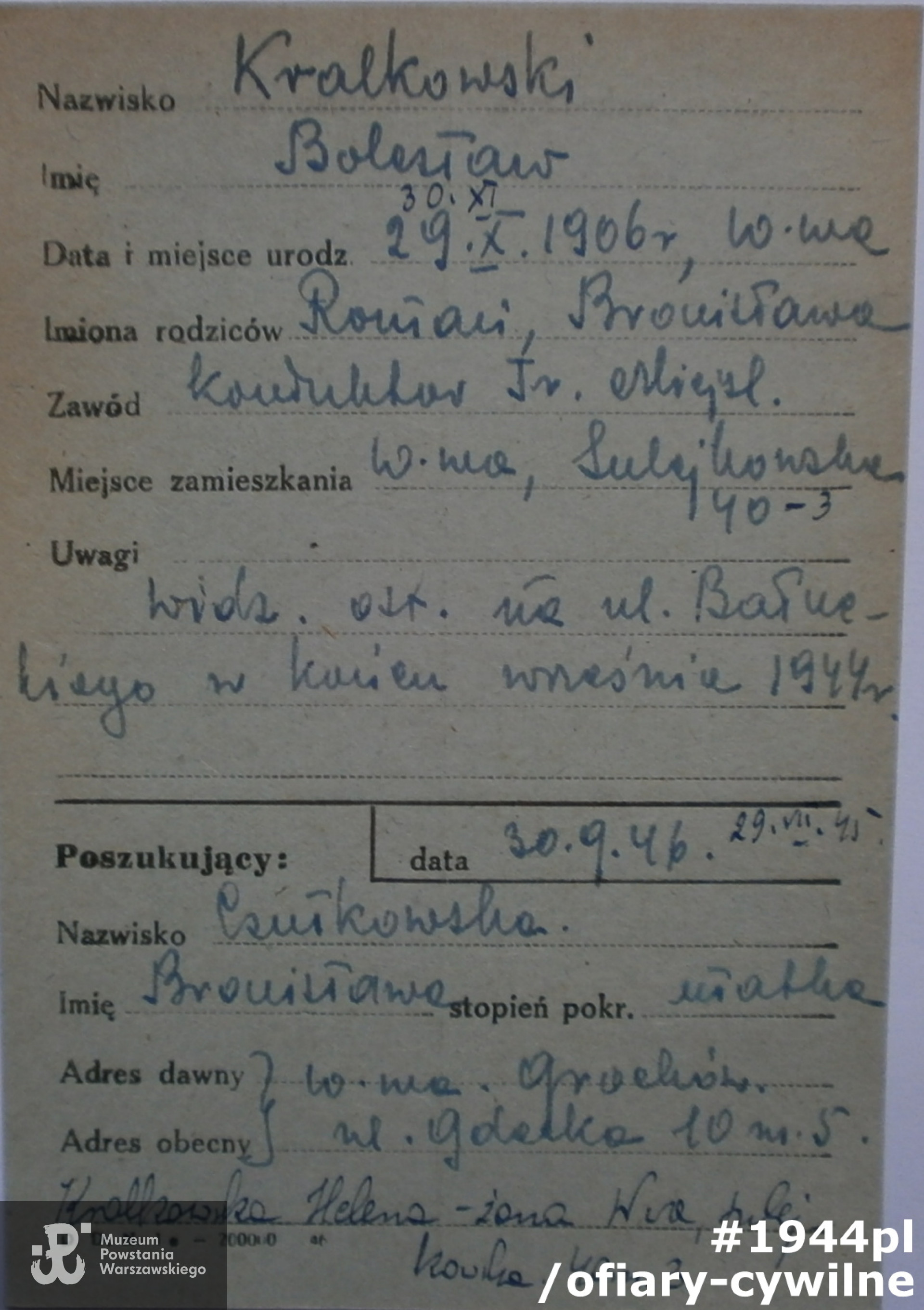 Zbiory Krajowego Biura Informacji i Poszukiwań PCK