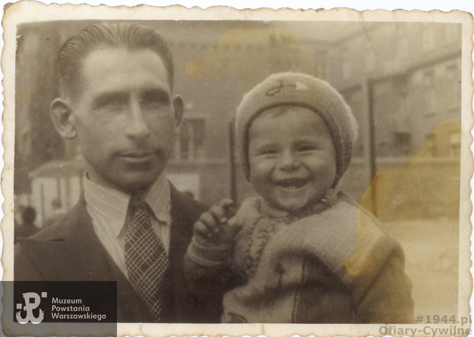 Jan Lewandowski wraz z córką Janiną, zdjęcie ze zbiorów córki pani Janiny Bodeckiej