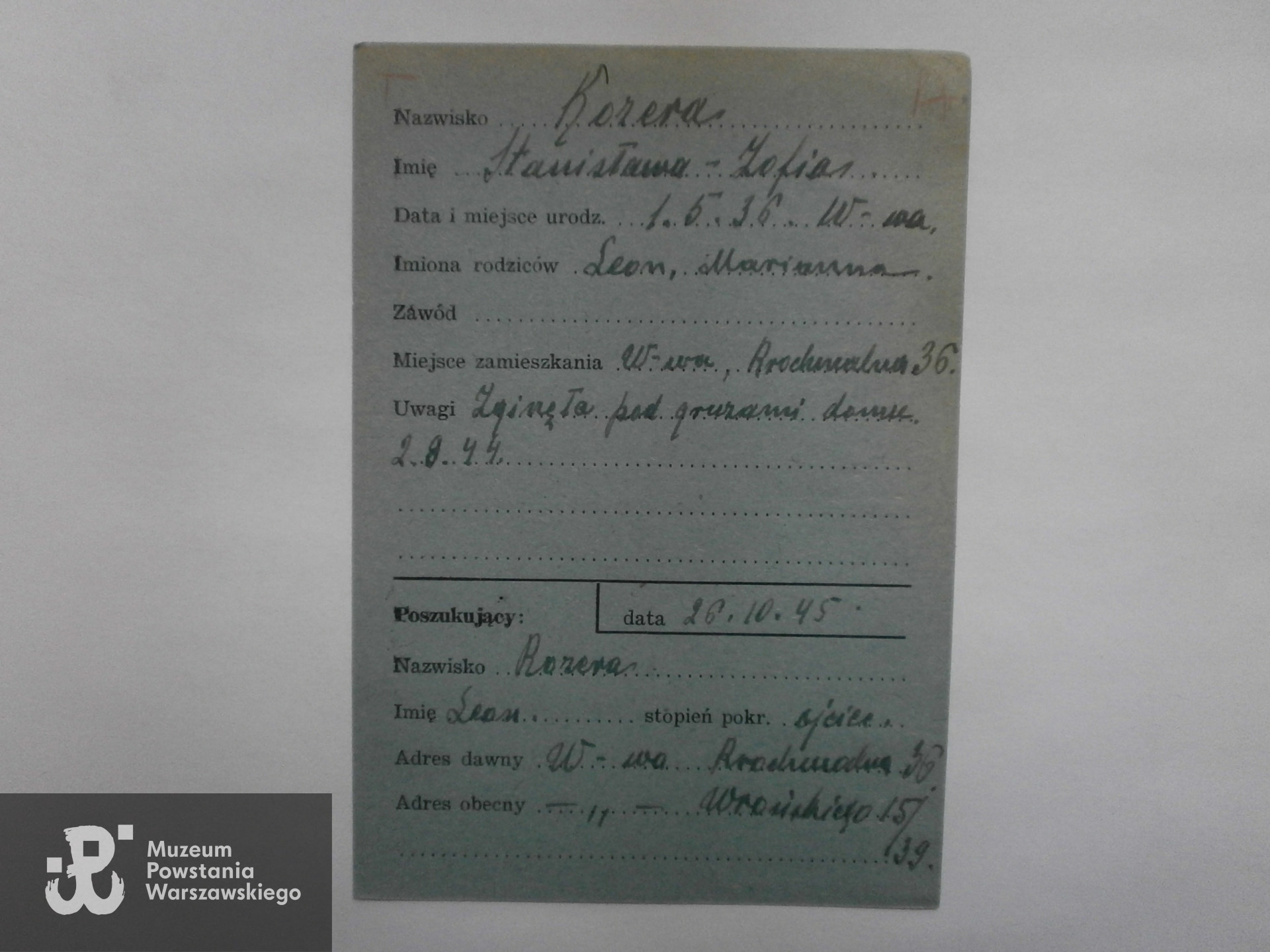 Zbory Krajowego BIura Informacji i Poszukiwań PCK