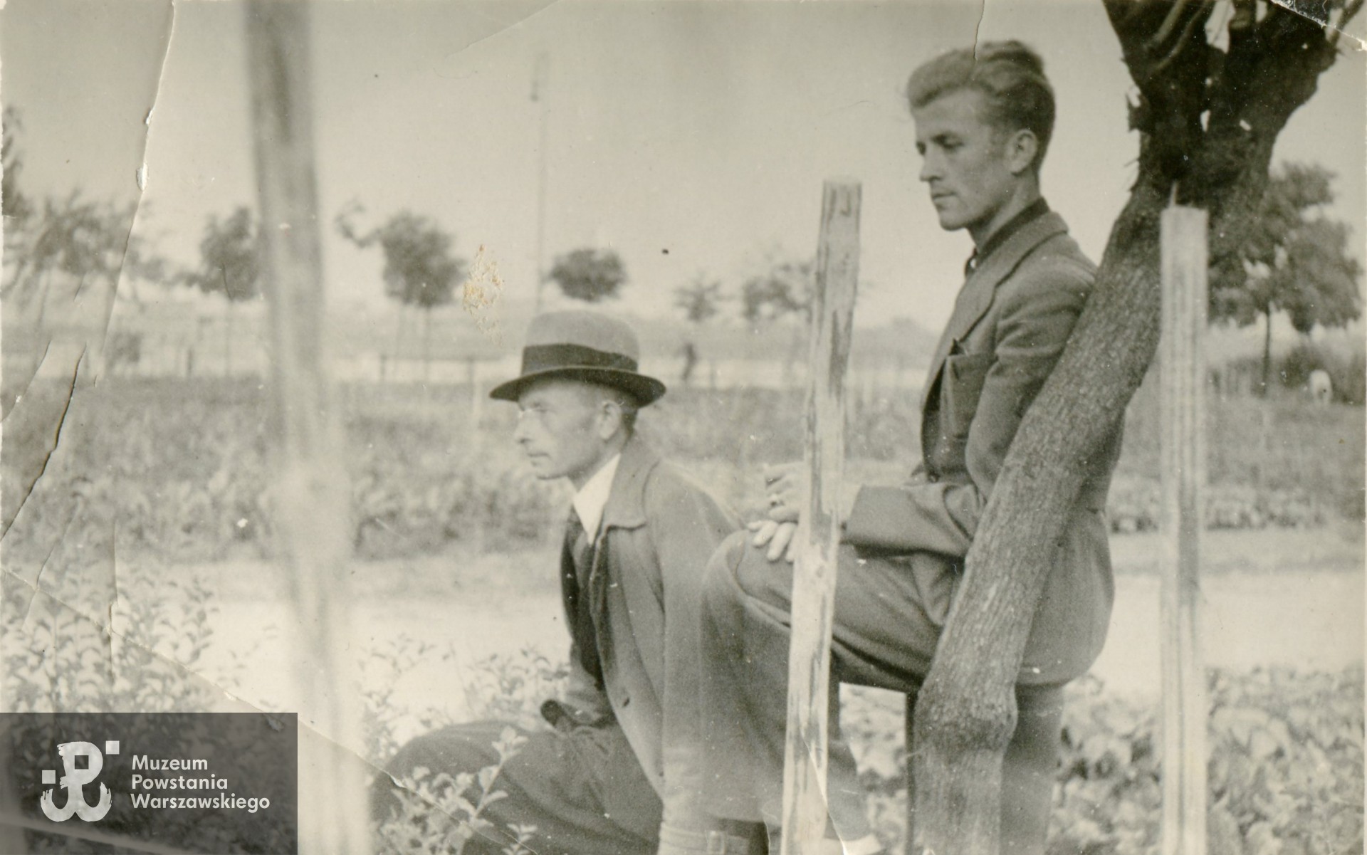 Teofil wraz z bratem Kazimierzem, fotografię udostępnił syn p. Jerzy Osiński