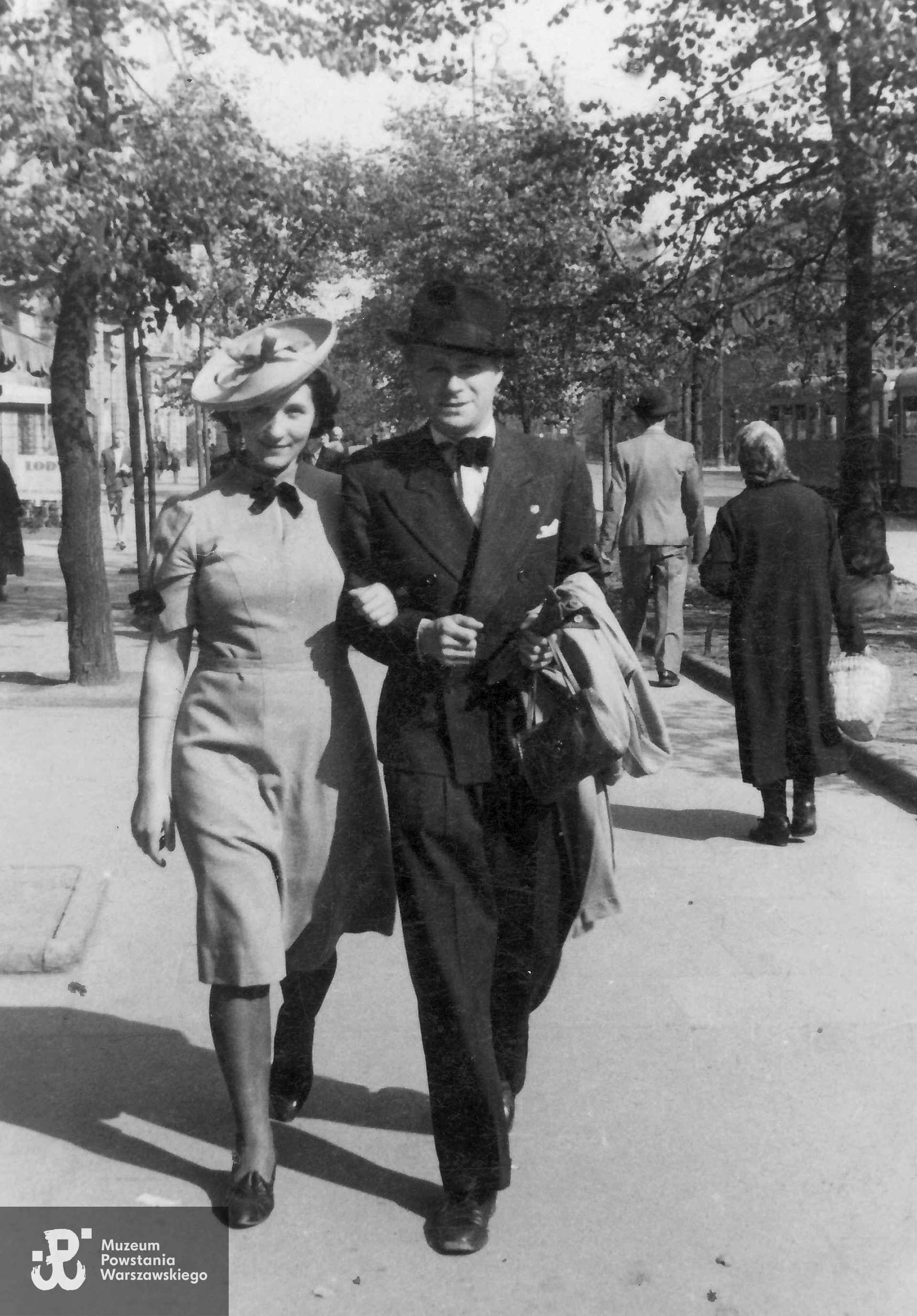 Jan i Romana Maruszewscy, fotografię udostępnił Pan Bohdan Kiełbiński