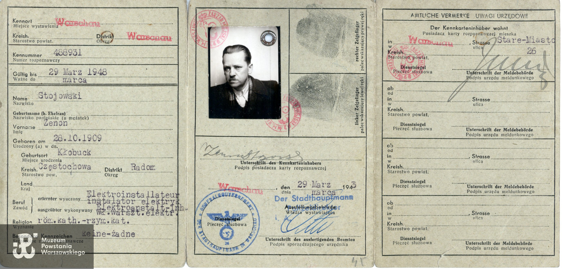 ze zbiorów Muzeum Powstania Warszawskiego nr inw. MPW-A-8906