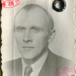 Marian Dąbrowski (1907-1944), zdjęcie z kenkarty, ze zbiorów rodzinnych pana Witolda Dąbrowskiego