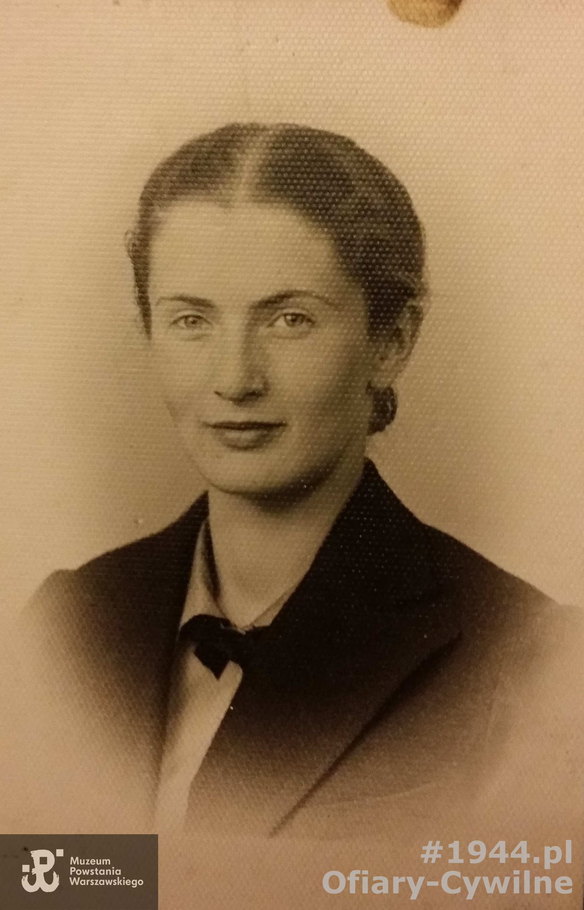 Jadwiga Sosnowska z domu Papi (1918-1944), zdjęcie udostępnione przez Panią Joannę Marchlińską