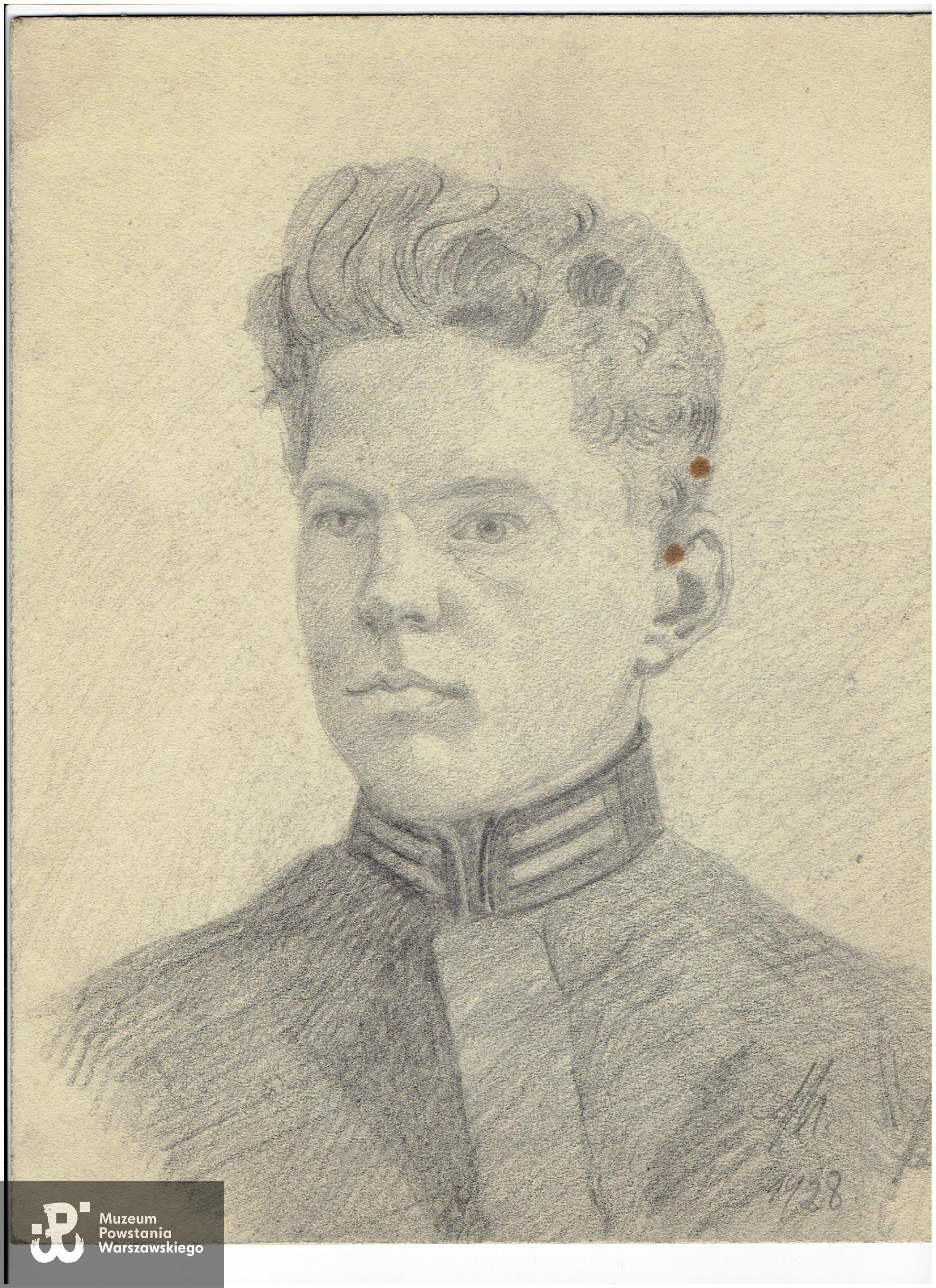 Autoportret Jana Szmigielskiego, udostępniony przez Panią Maria Pędziwiatr