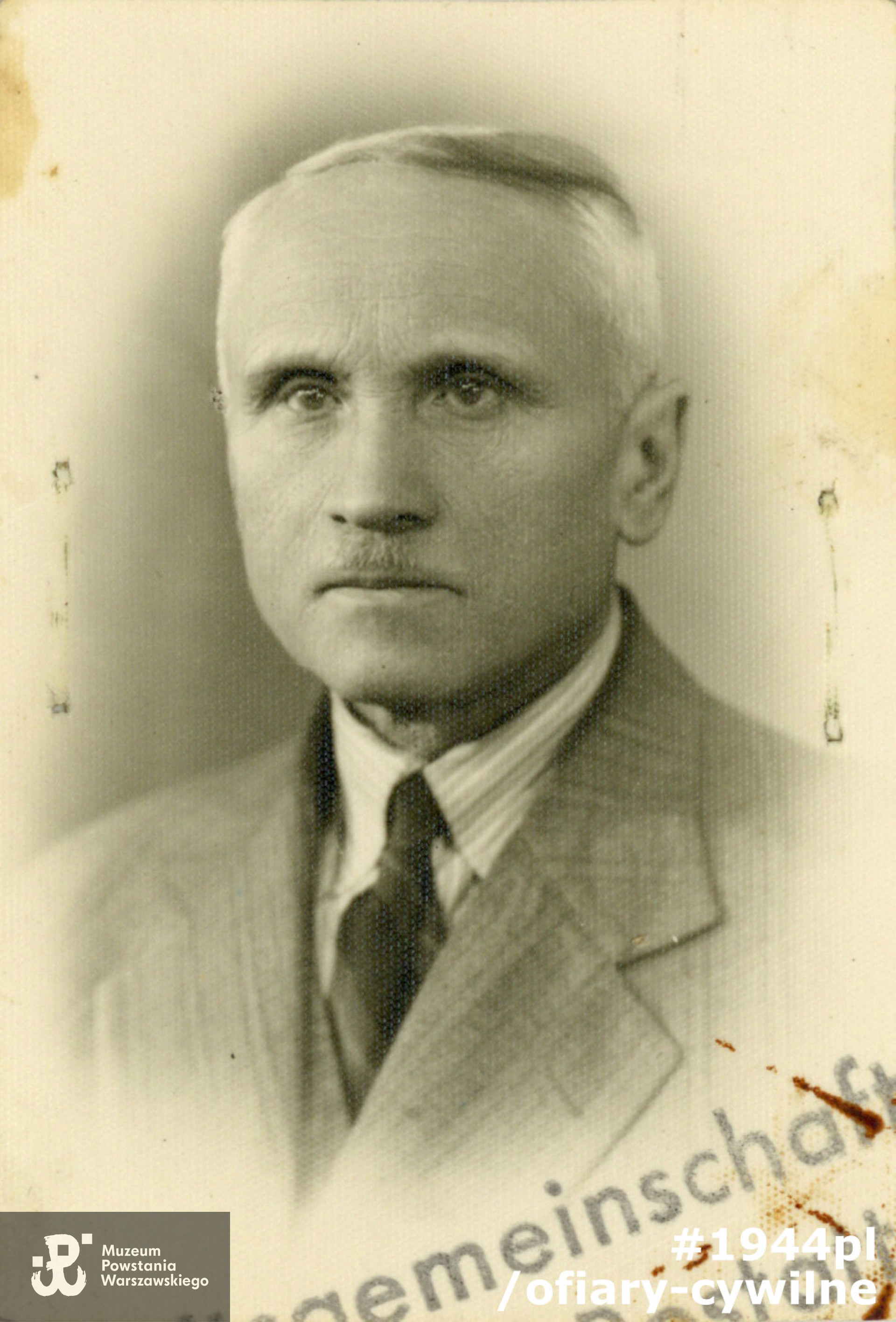 Ignacy Głażewski (1875-1944), fotografię udostępnił wnuk Pan Tadeusz Głażewski