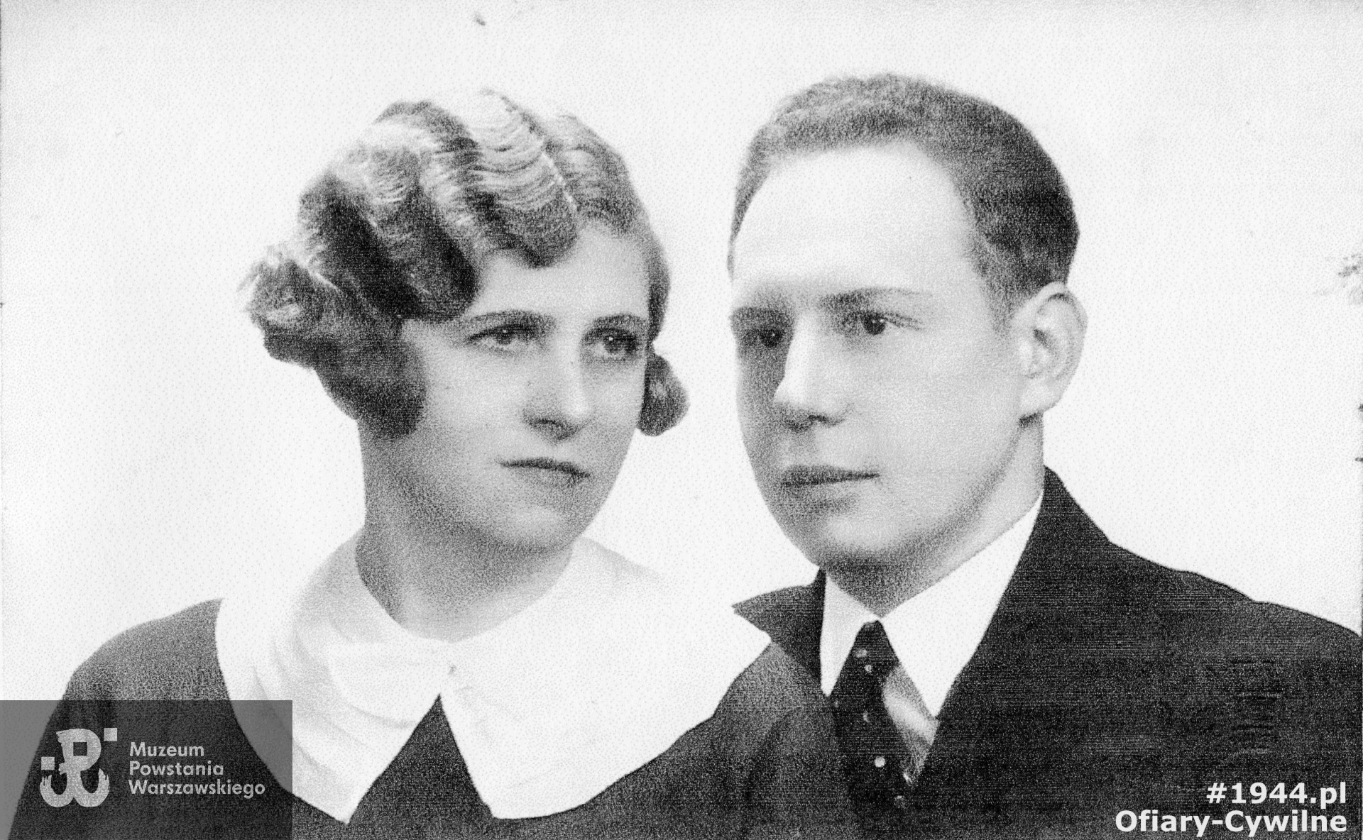Wacław z żoną Ludwiką, zdjęcie udostępnione przez p. Marię Miśkiewicz