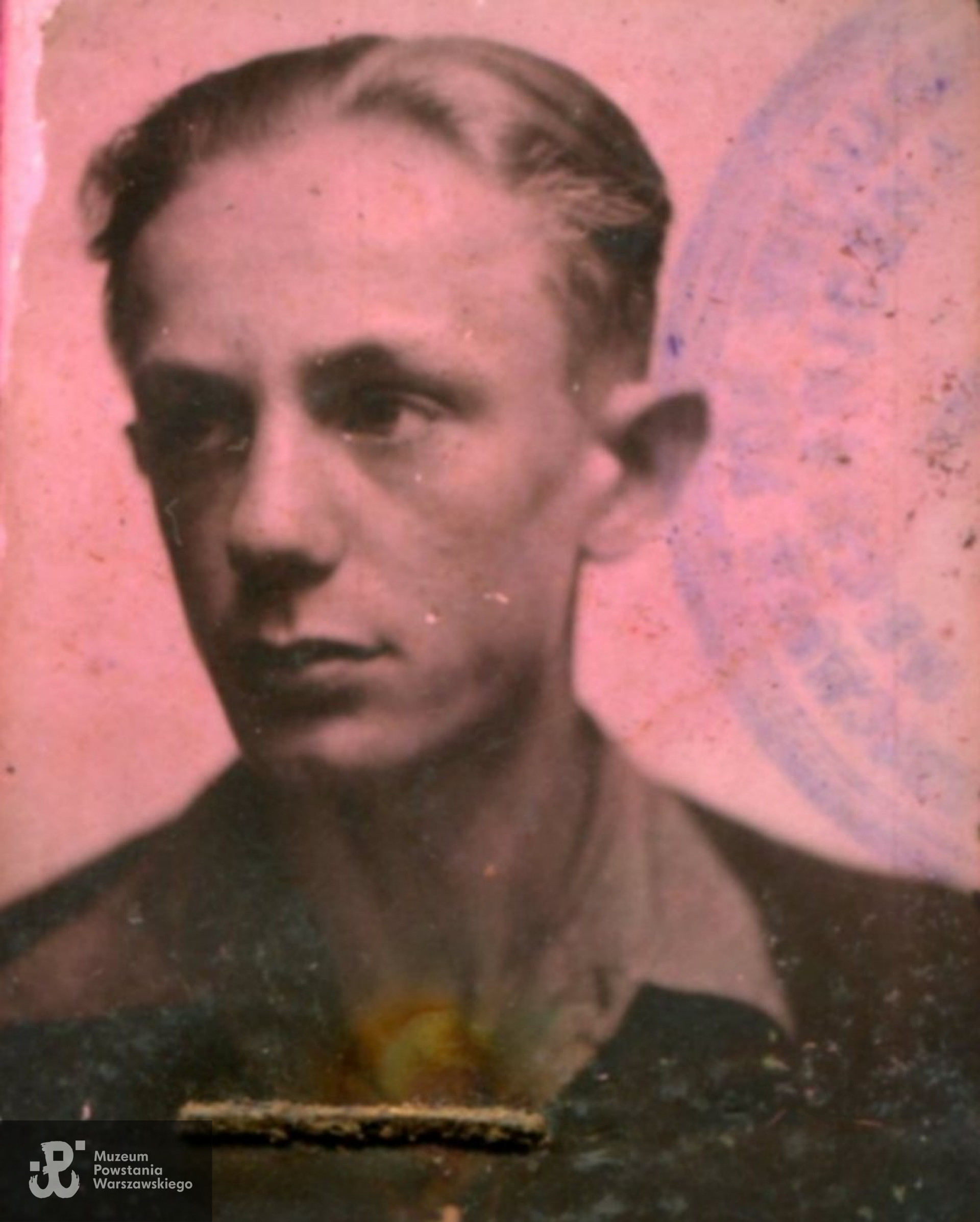 Edward Kafarowski, fotografia z legitymacji szkolnej, ze zbiorów rodzinnych Pana Tadeusza Krawczyka 