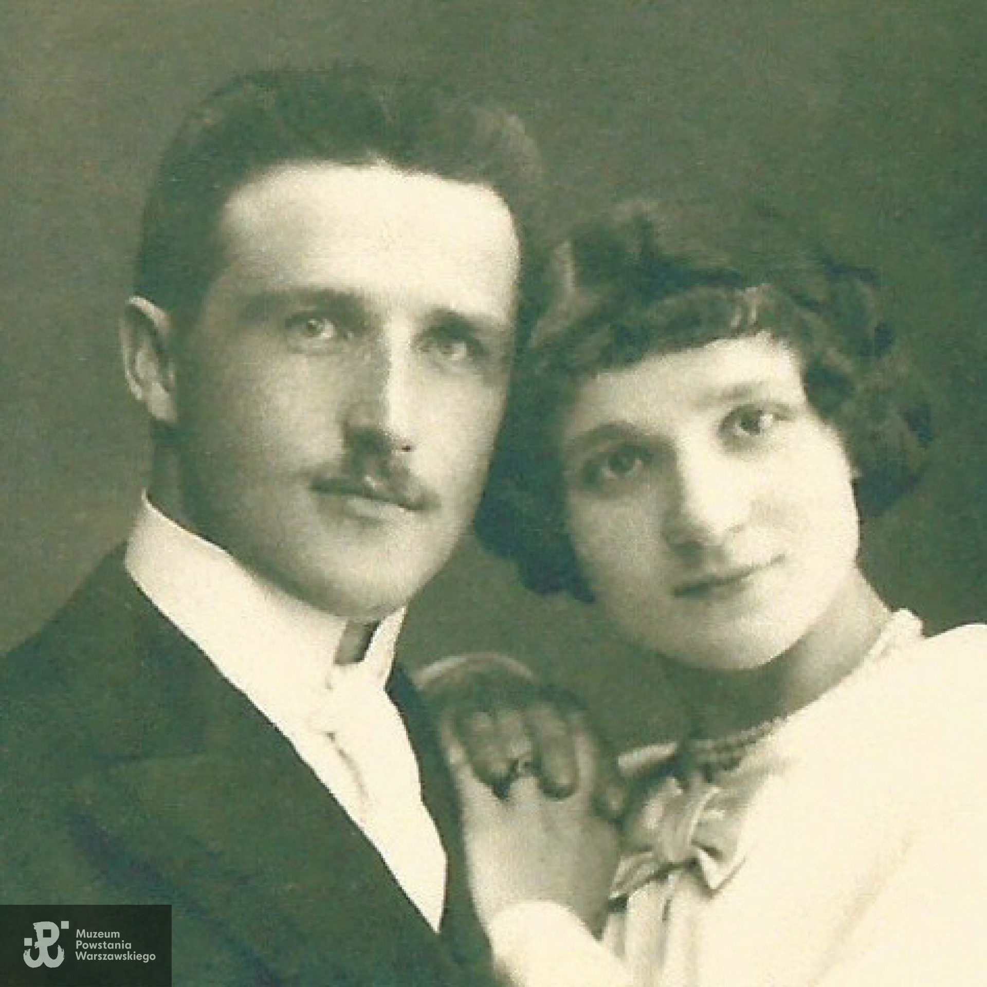 Zdjęcie ślubne Mikołaja i Janiny Woroncow, zdjęcie udostępnił Pan Jan Mayer